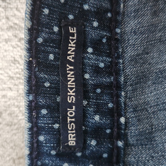 Chater Club, Woman's, Sz 10, Blue w lght blu Dots, 3 pockets in Front 2 in Back. - Picture 8 of 10